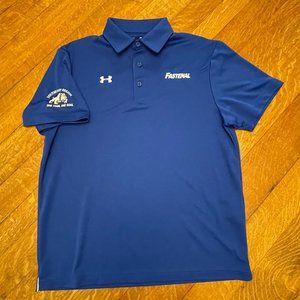 Fastenal Under Armor Polo Shirt, Blue, Men's M